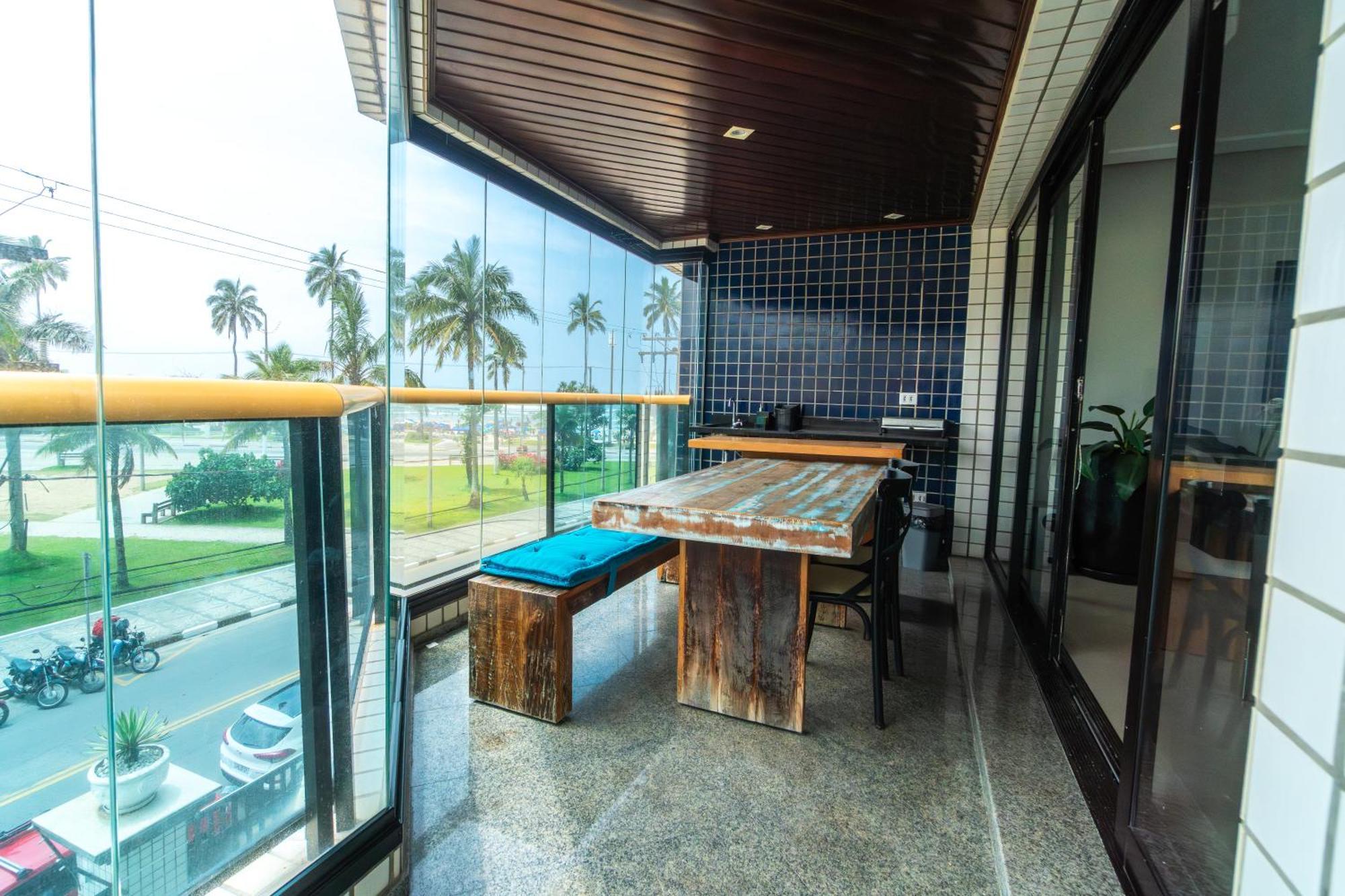 Frente Mar - Guaruja Enseada - Prime Experience Apartment Bagian luar foto